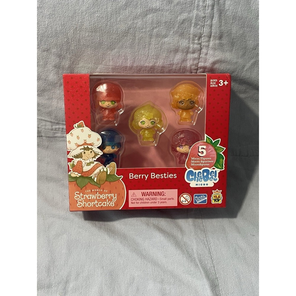 NEW The World Of Strawberry Shortcake 1.5" CheeBee Micro Berry Besties Figures